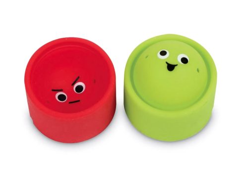Érzelmeket kifejező, szivárványos Fidget Poppers - 24 darabos készlet