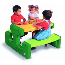 Piknik asztal, zöld-sárga - Little Tikes