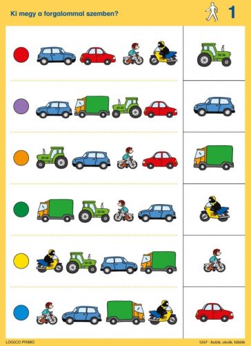 Logico Primo-Autók, utcák, táblák