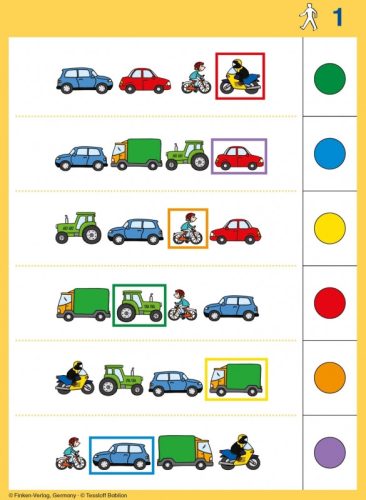 Logico Primo-Autók, utcák, táblák