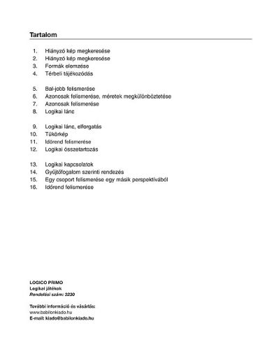 Logico Primo - Logikai játékok