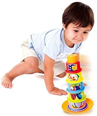 Tanító csészék - Építőjáték 12 hó+