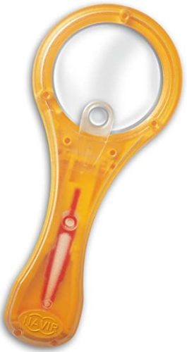 Nyeles nagyító dupla lencsével