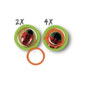 Nyakbaakasztós bogárnéző nagyítópohár és csipesz