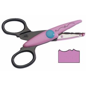 Cikcakk olló - vil.lila - díszes