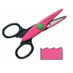 Cikcakk olló - rózsaszín - kis cikk