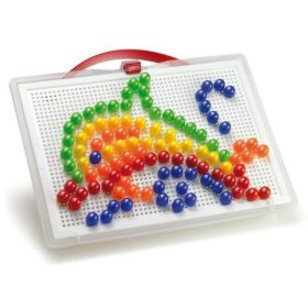 Quercetti: Színes pötyi készlet - delfin 150 db-os