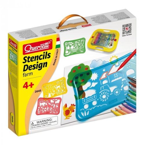 Quercetti: Rajzsablon készlet- Élet a farmon