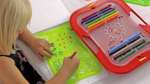 Quercetti: Rajzsablon készlet- Élet a farmon