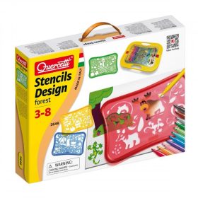 Quercetti: Rajzsablon készlet - Élet az erdőben