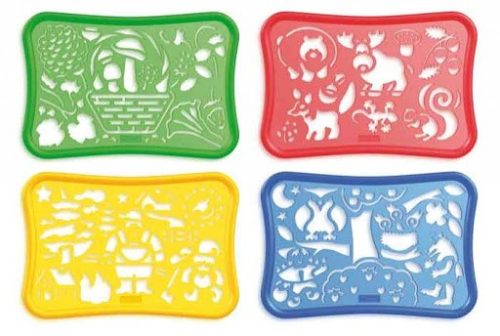 Quercetti: Rajzsablon készlet - Élet az erdőben