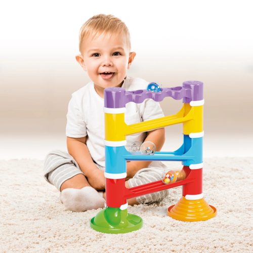 Bébi golyópálya torony 17 darabos 18 hó+