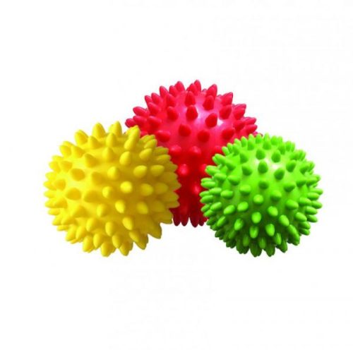 Tüskelabda 8 cm - sárga