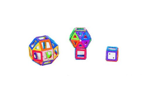 Mágneses Geometriai Építőjáték 30 db-os