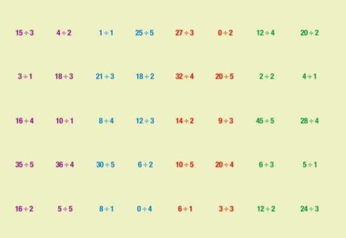 Matematikai puzzle - Osztás 100-ig