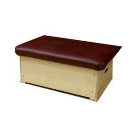 Tornazsámoly, rétegelt lemez, műbőr borítással