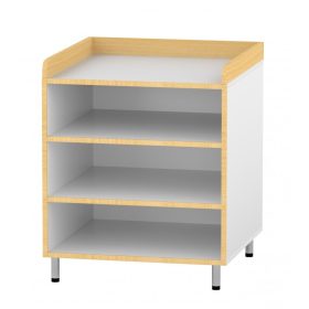   Pelenkázószekrény I. Nyitott, CIBO 70x70x85+8 cm, 2 polcos, pelenkázószivacs nélkül