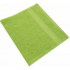 Törölköző, pamut, 30x50 cm, kiwizöld