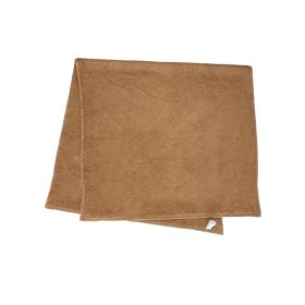 Törölköző, pamut, 50x100 cm, mogyoróbarna