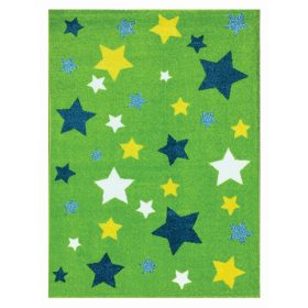 Zöld csillagos szőnyeg 200x280 cm