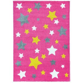 Pink csillagos szőnyeg 120x170 cm