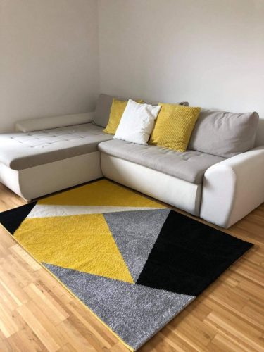 Tangram szőnyeg Sárga 120x170 cm