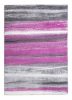 Magenta csíkos szőnyeg 80x150 cm