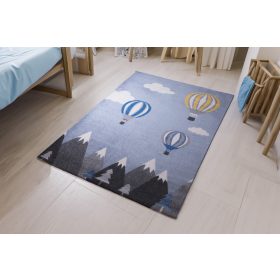 Sziluett szőnyeg Hőlégballonos Pasztellkék 120x170 cm