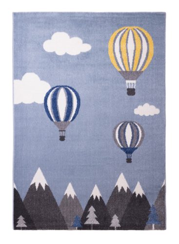 Sziluett szőnyeg Hőlégballonos Pasztellkék 120x170 cm