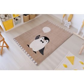 Pasztell szőnyeg Bézs pingvines 160x230 cm