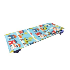 Paplanhuzat - kék városos, cipzáras