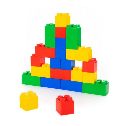 Óriás XXL építőkocka, 24 darabos - Polesie 12 hó+