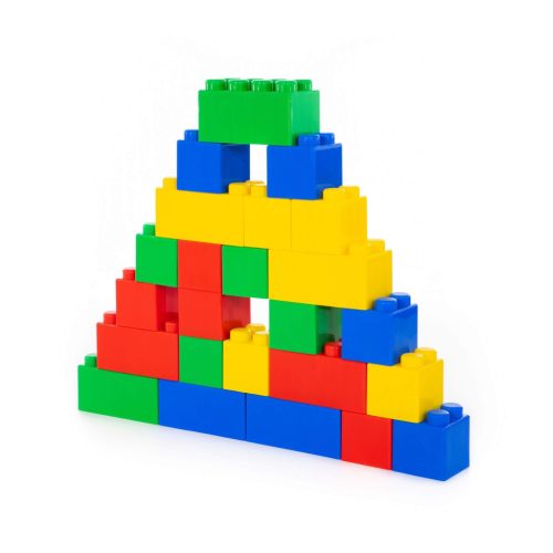 Óriás XXL építőkocka, 24 darabos - Polesie 12 hó+