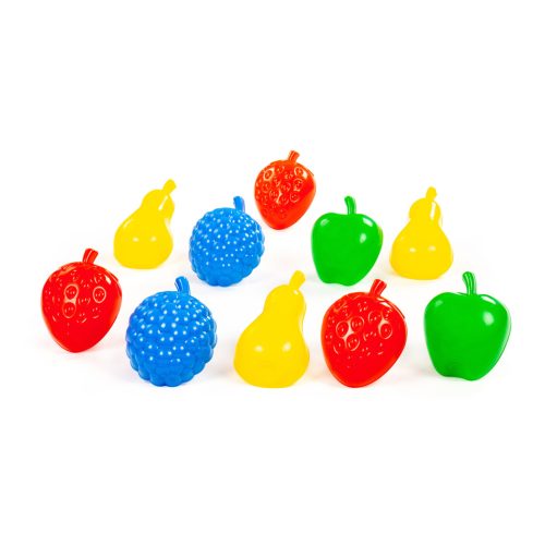 Homokozó formák, gyümölcsök, 10 darab 12 hó+