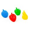 Homokozó formák, gyümölcsök, 4 darab 12 hó+