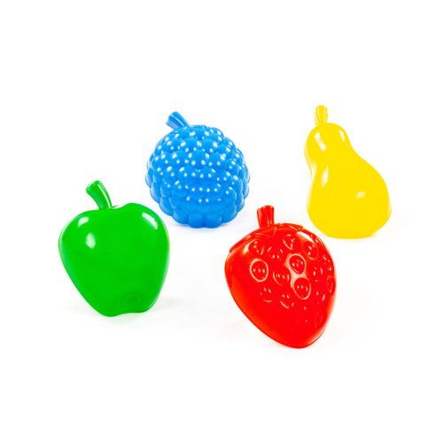 Homokozó formák, gyümölcsök, 4 darab 12 hó+