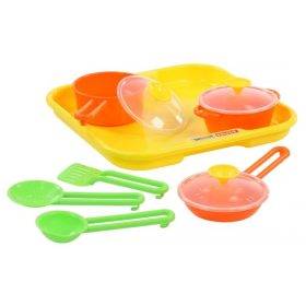 Edénykészlet tálcával