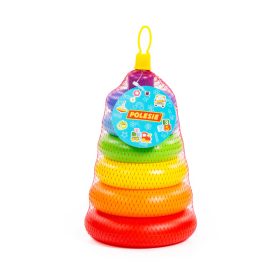 Montessori gyűrűtorony, 7 darabos 12 hó+