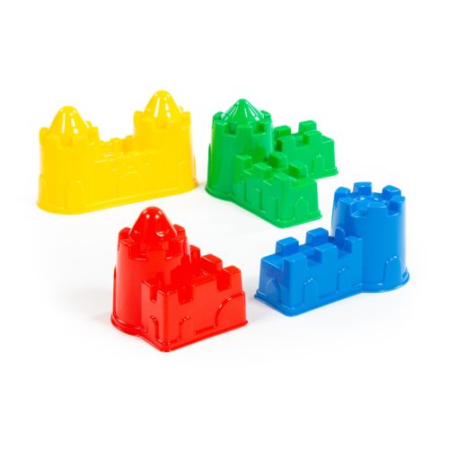 Homokozó formák, kastély, 4 darab 12 hó+