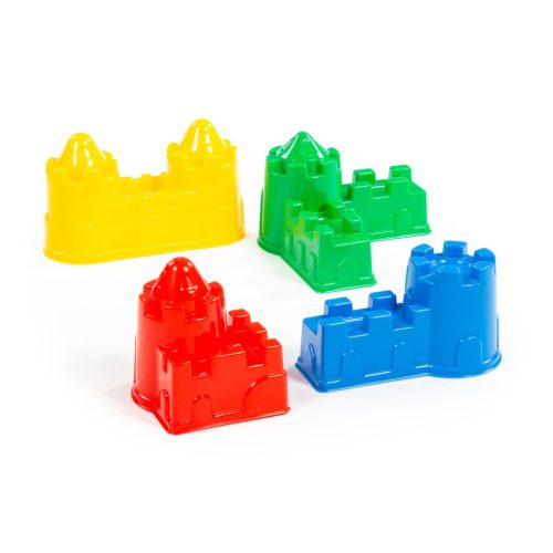 Homokozó formák, kastély, 4 darab 12 hó+