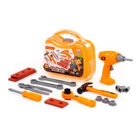 Játék szerszámkészlet, 18 darabos